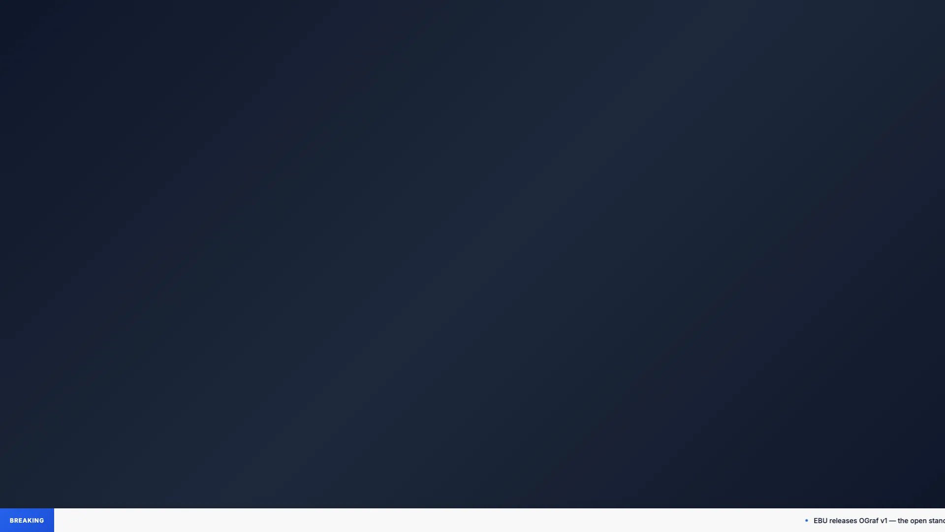 News Ticker preview